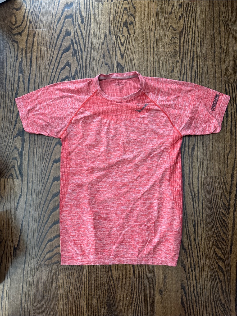 Gymshark performance stretch Orange salmon Short Sleeve Performance Tee